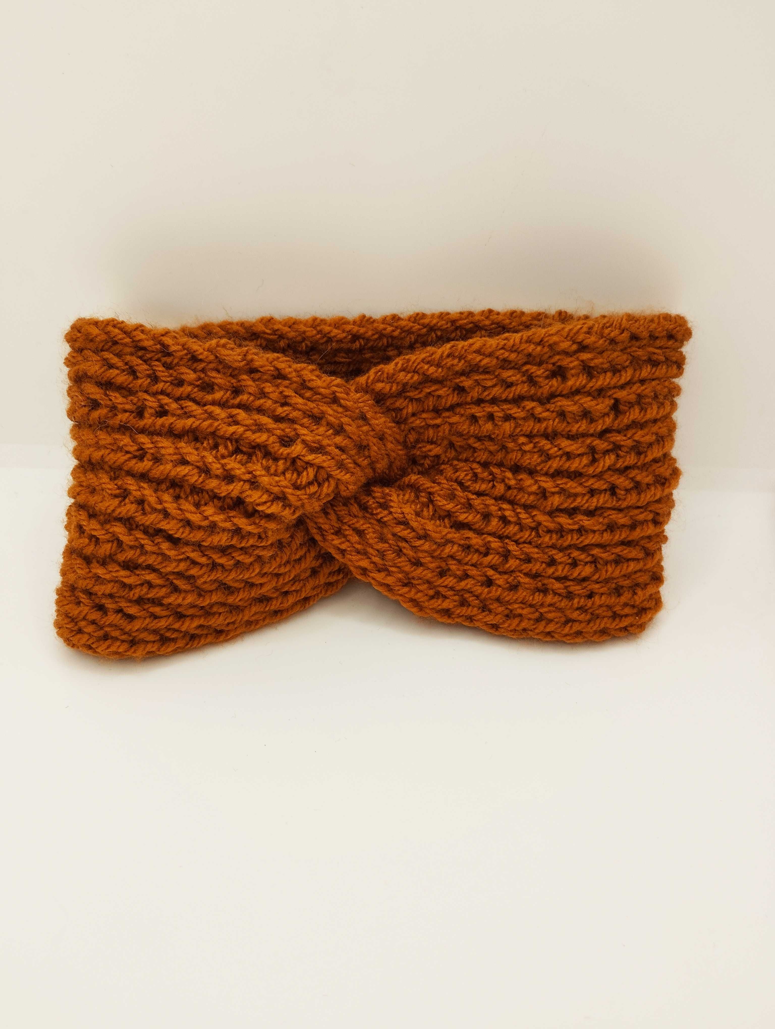 Damska opaska na głowę; turban, handmade