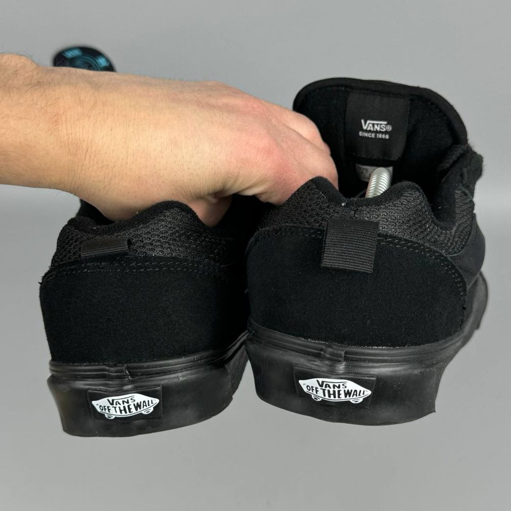 Кеди Vans Knu Skool Full Black ванс скейт шузи кеды кроссовки кну скул
