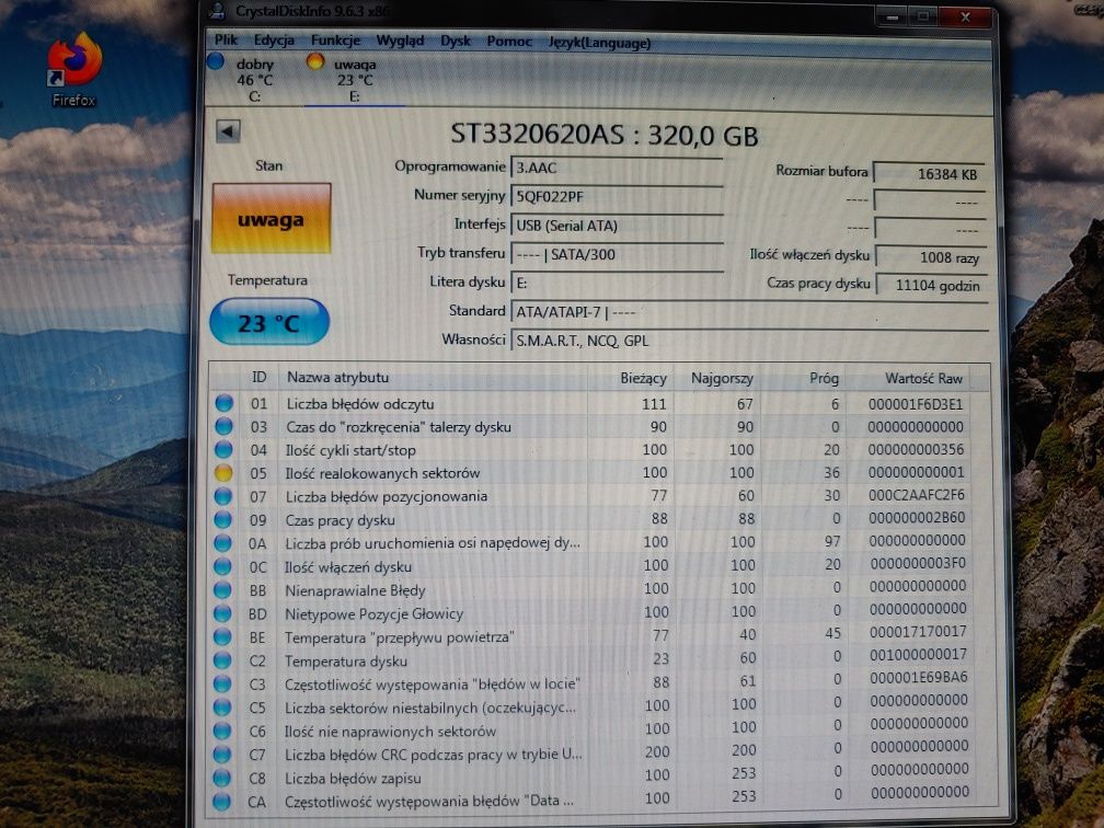 Dysk Seagate Barracuda 320GB