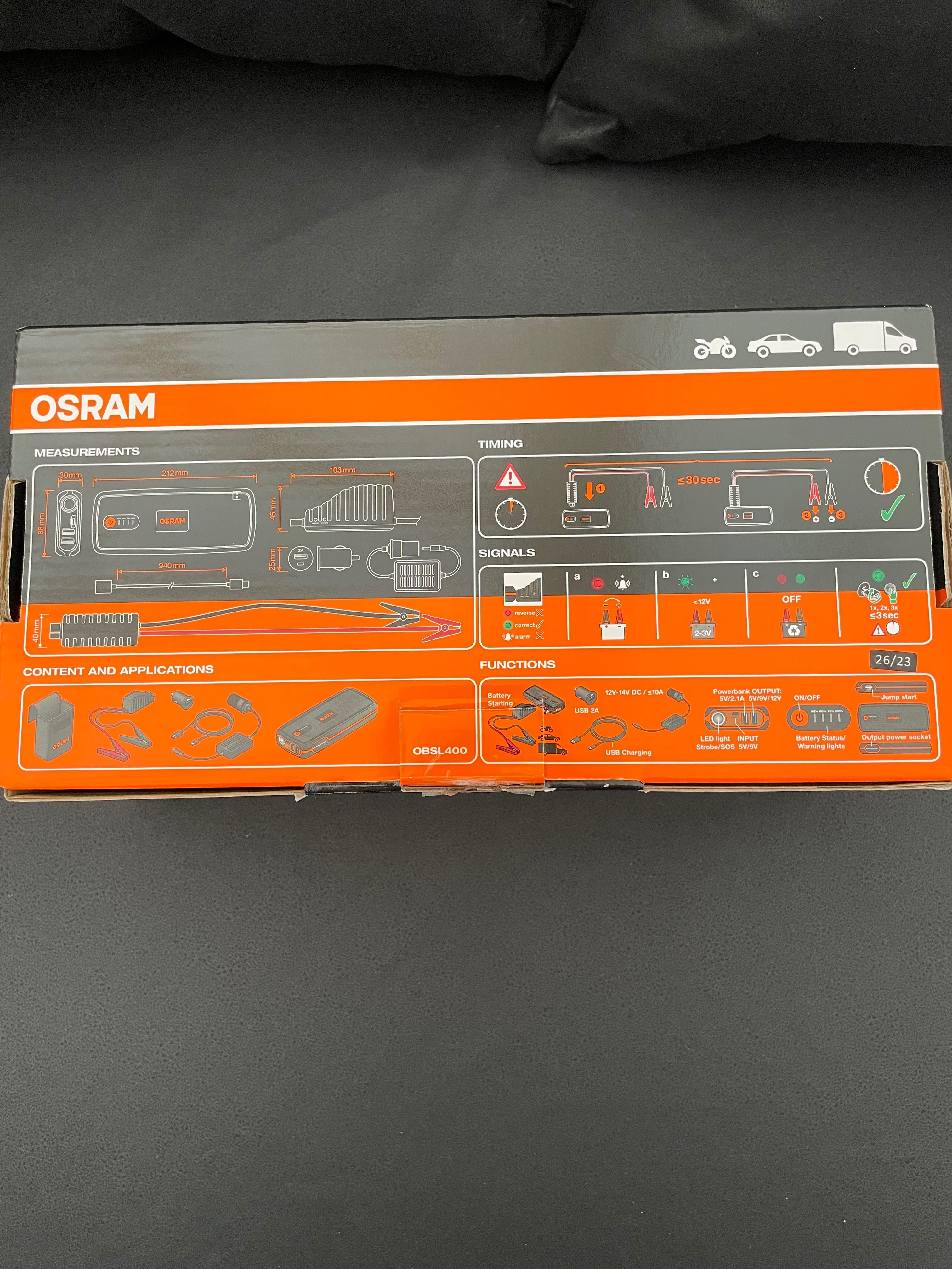 OSRAM Batterystart 400 power bank