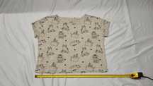 Szary T-shirt piżama koty kotki Sinsay S stan bardzo dobry