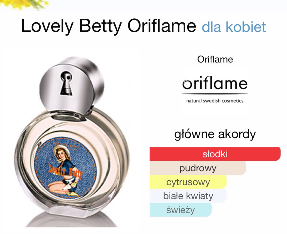 Perfumy UNIKAT Lovely Betty Oriflame