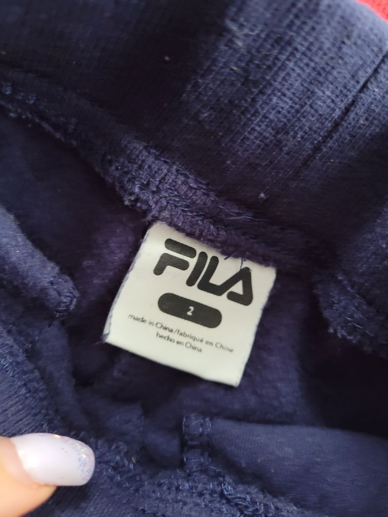 Dres ocieplany Fila bluza z kapturem I spodnie