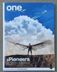 Pioneers. Lufthansa Group magazyn plus plakat stan fabryczny