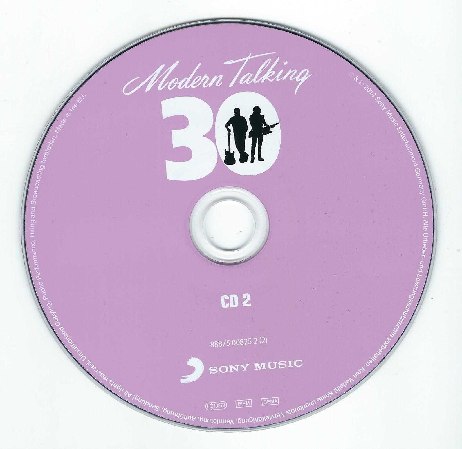 2 CD Modern Talking - 30 (Digipack) (2014) (Sony Music)