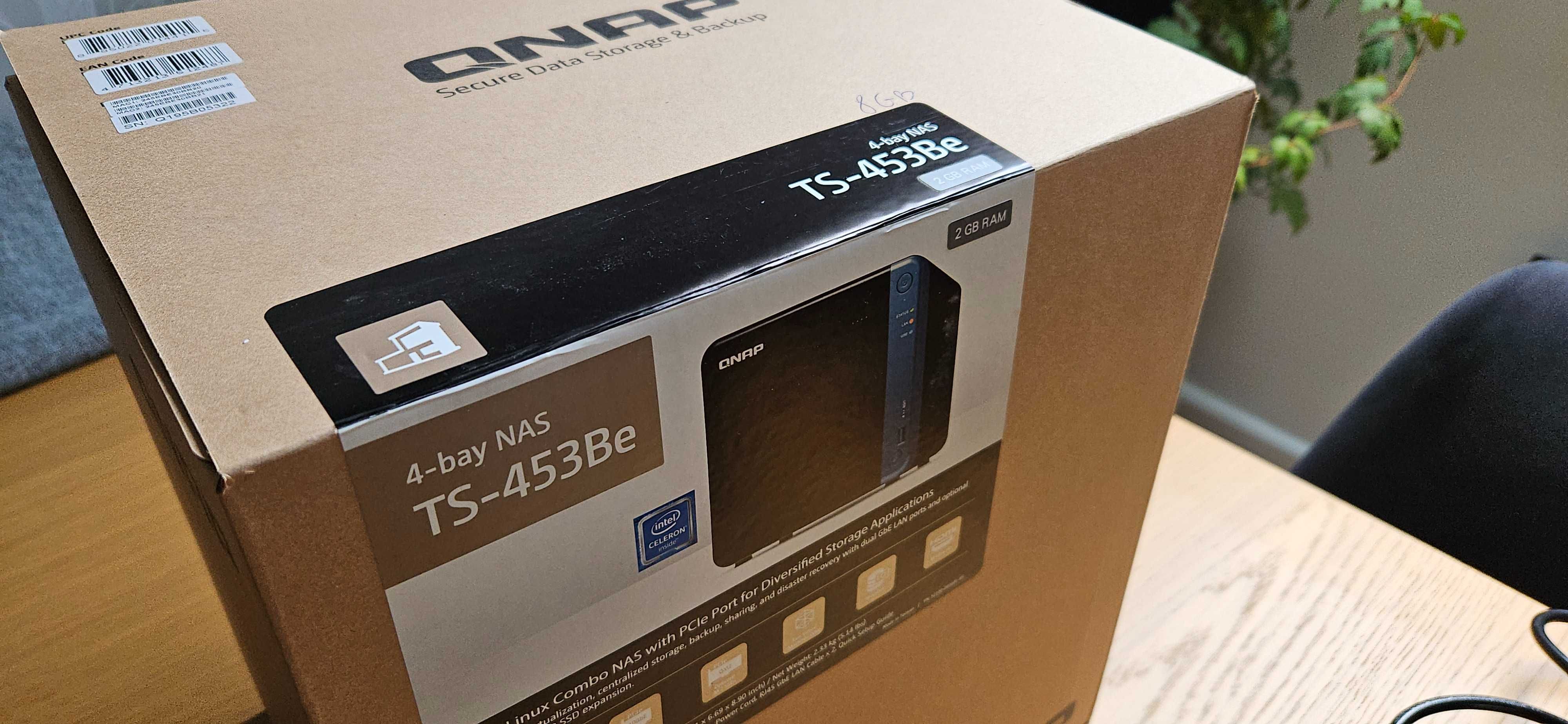 Qnap TS-453Be 10GB RAM