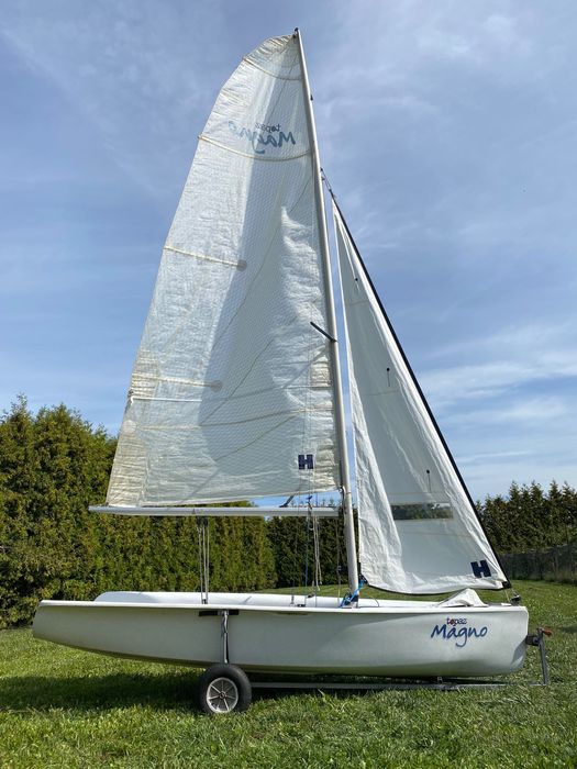 Łódź żaglowa Topper Magno # wózek slipowy # komplet żagli # żaglówka