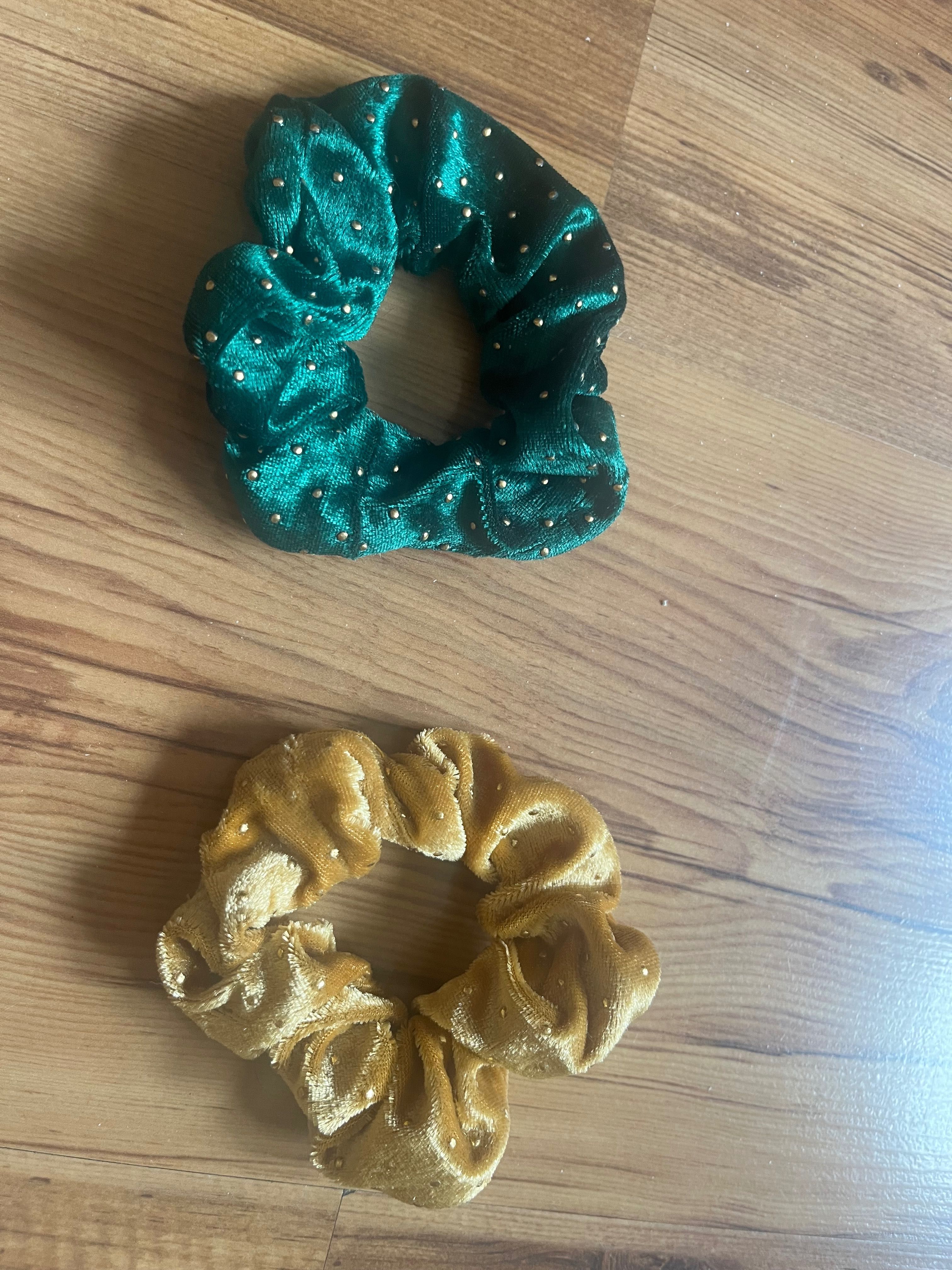 2 x gumka do włosów welurowa