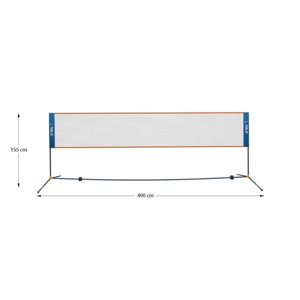 Siatka do badmintona 400cm Zestaw