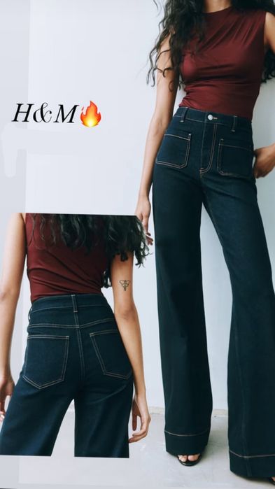 Нові джинси кльош hm
