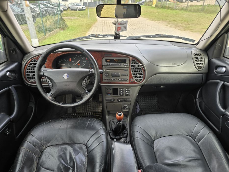 Saab 9-3 2.0 turbo 205km, manual, LPG, wersja aero, skóry, sprawny.