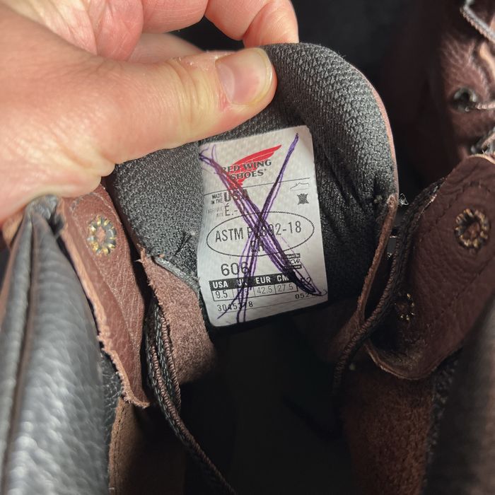 Чоловічі чоботи Red Wings 606 P. 42,5. Метал носок.