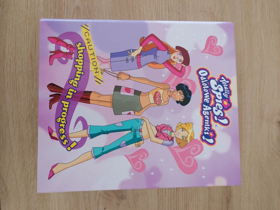 Odlotowe Agentki Totally Spies segregator na karteczki A5 B5 duży hit