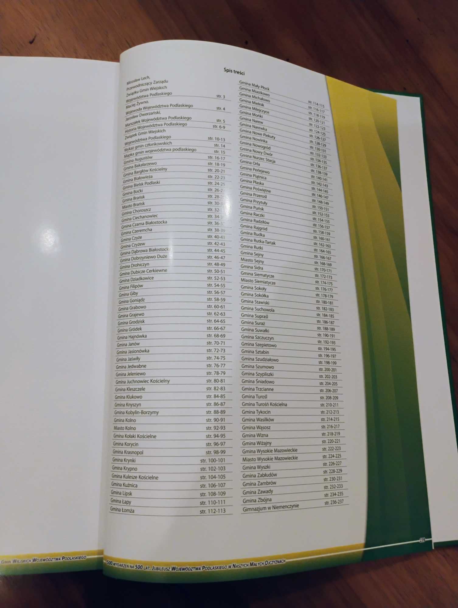 Książka 500 wydarzeń na 500 lat województwo podlaskie