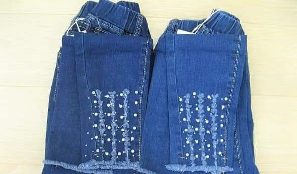 Лосини джинсові з кишенями