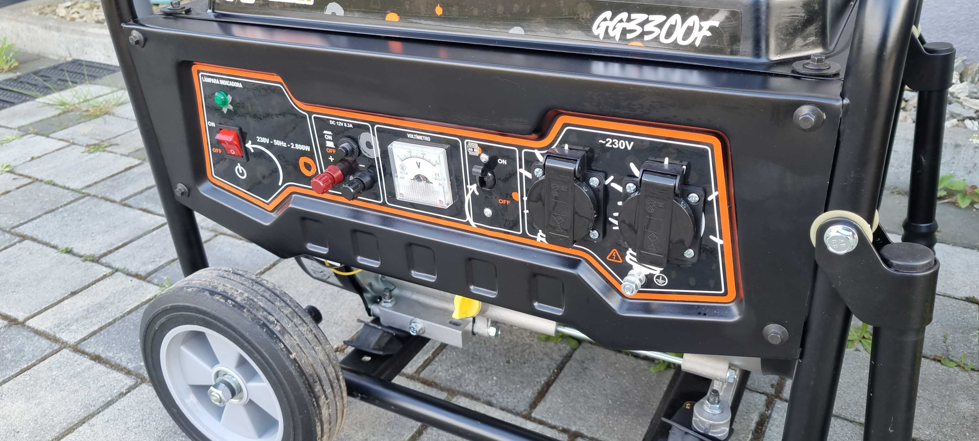 Agregat prądotwórczy 4-suwowy Generator 3000W ITC Power GG3300F kółka*