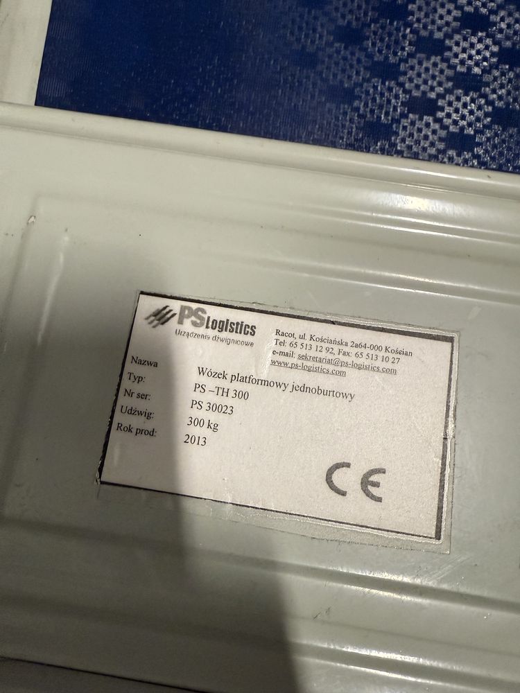 Wózek Platformowy Magazynowy 300kg