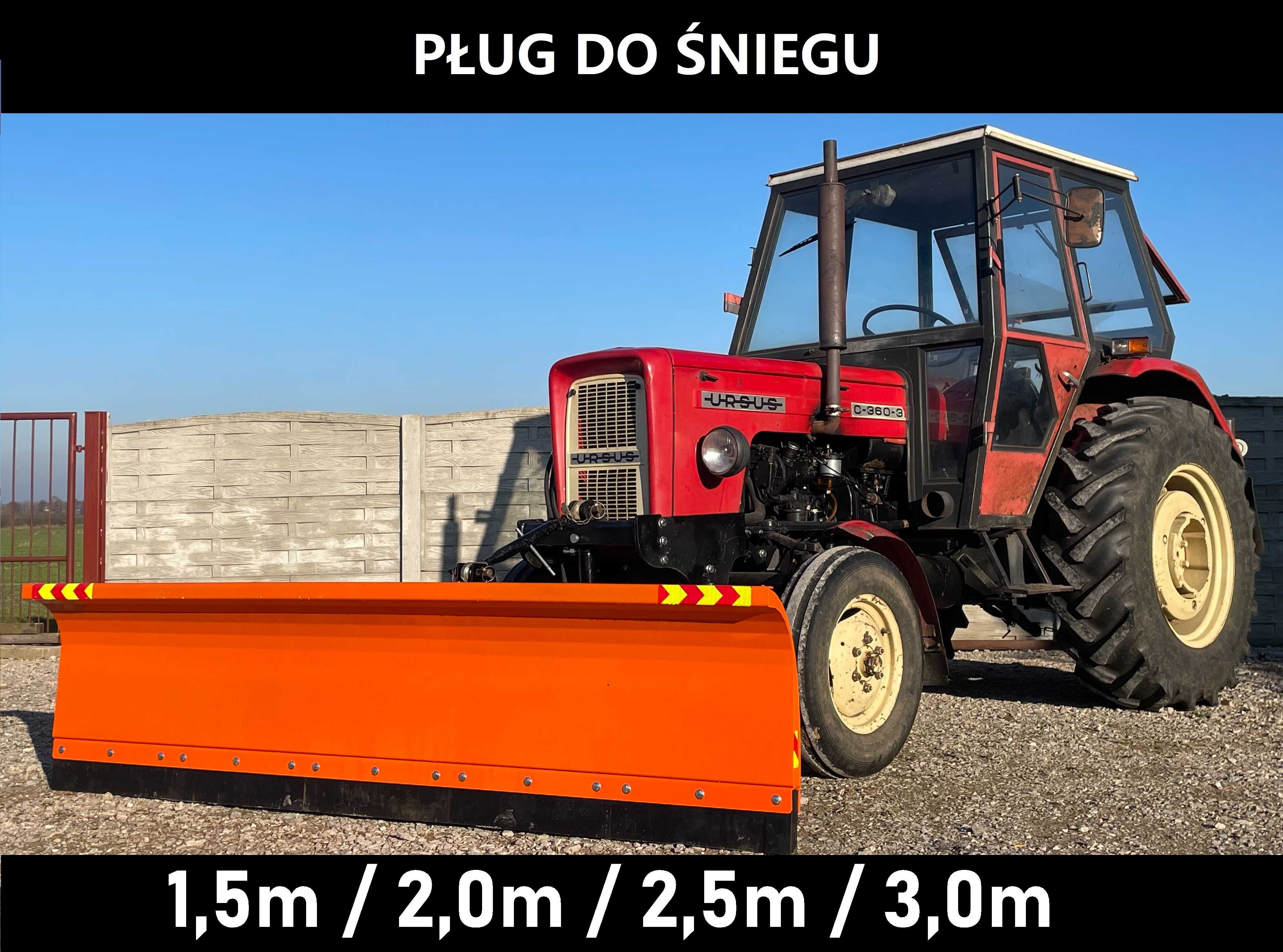 PŁUG DO ŚNIEGU 1,5/ 2,0/ 2,5/ 3,0m // solidny / dostawa