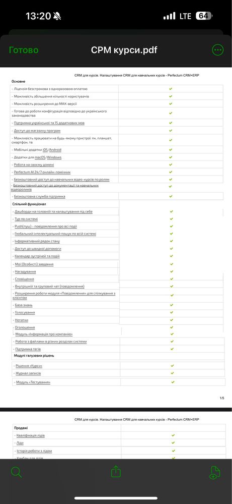 Власна CRM система, від Perfectum з офіційним супроводом