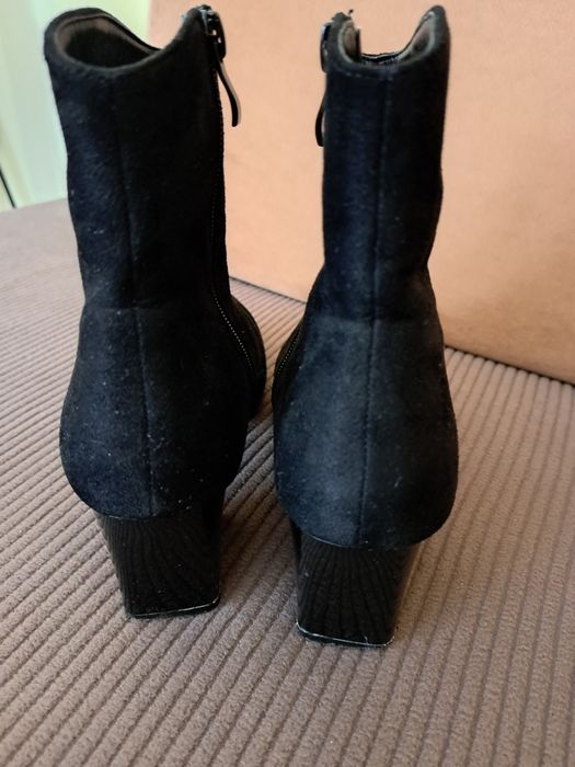 Raid czarne zamszowe botki 38