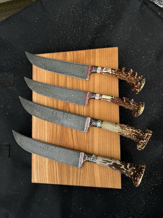 Оригінальні узбецькі Пчаки. Кухонні ножі. Кована сталь ручної роботи