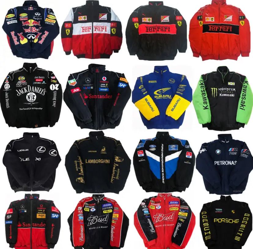 Куртки в гоночному стилі 24+ варіанти f1 Ferrari BMW Porsche Audi