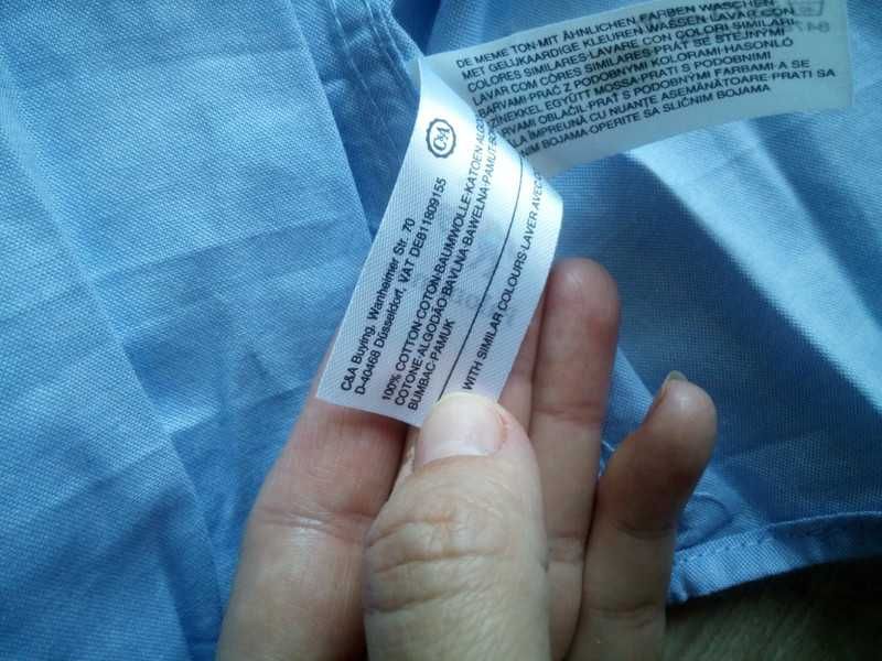 Elegancka bawełniana błękitna koszula dla chłopca Palomino 128