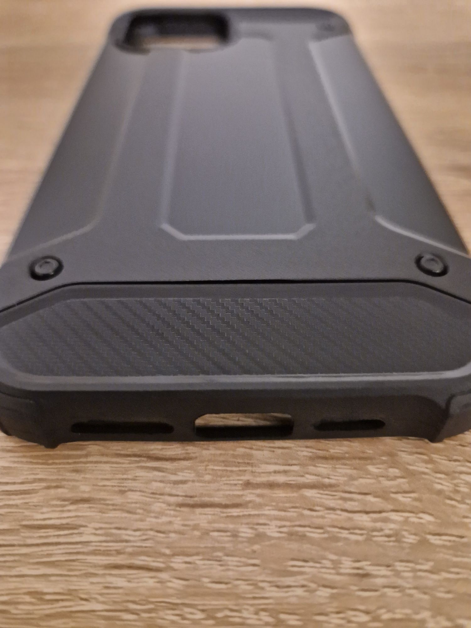 Etui Carbon czarny do Iphone 13 Pro Max + Szkło 9H