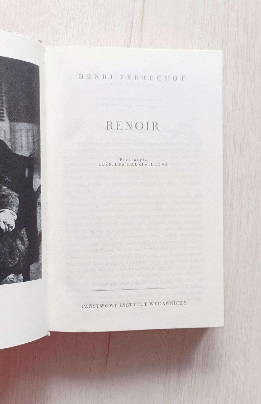 Biografie słynnych malarzy Renoir Henri Perruchot
