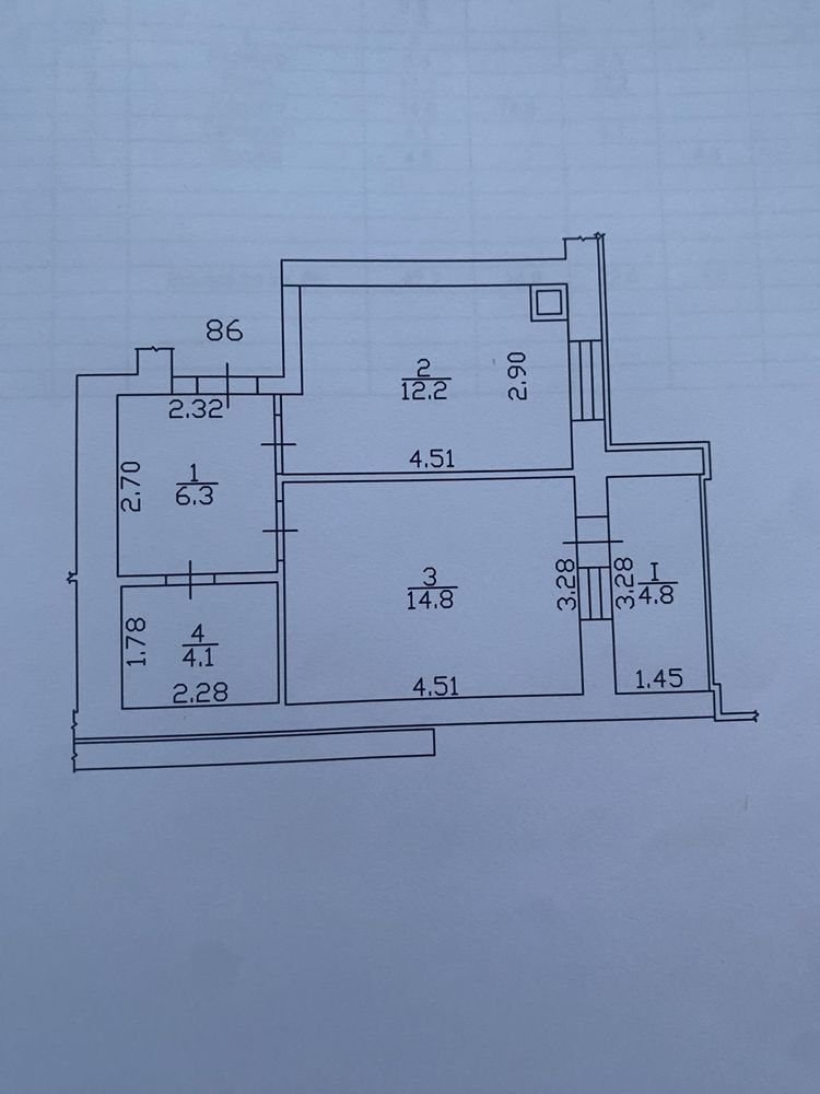 1 ком новый дом от хозяина