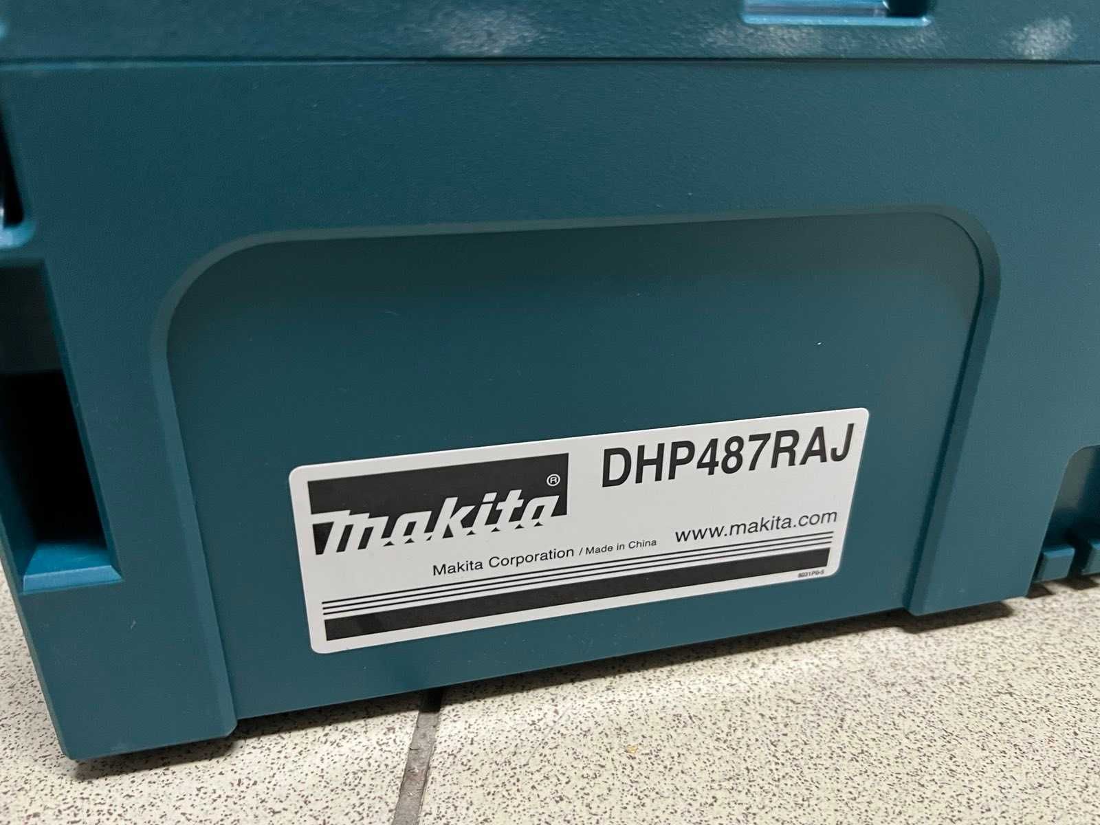 Makita DHP487RAJ Аккумуляторная ударная дрель-шуруповерт НОВАЯ!