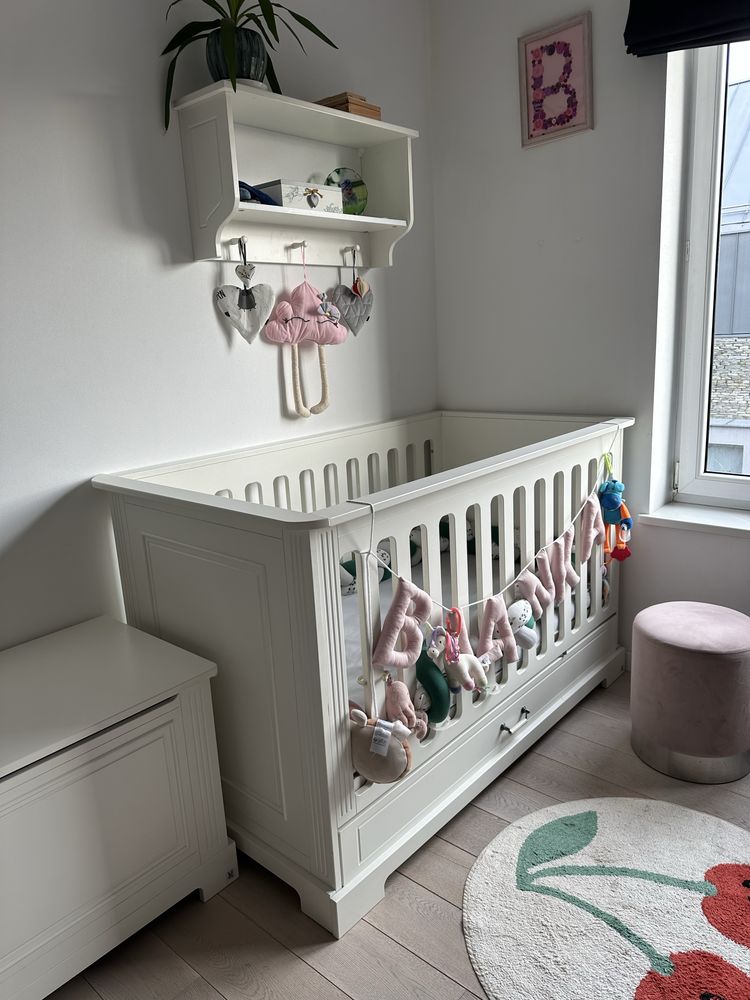 Łóżeczko dla dziecka Bellamy Ines 140x70 (3 stopnie regulacji) GRATISY
