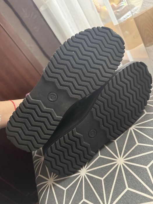 Чоловічі зимові чоботи шкіра хутро 43