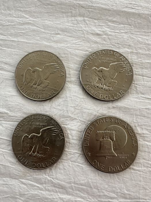 Monety eisenhauer zestaw one dolar 1972 rezerw. Pawel