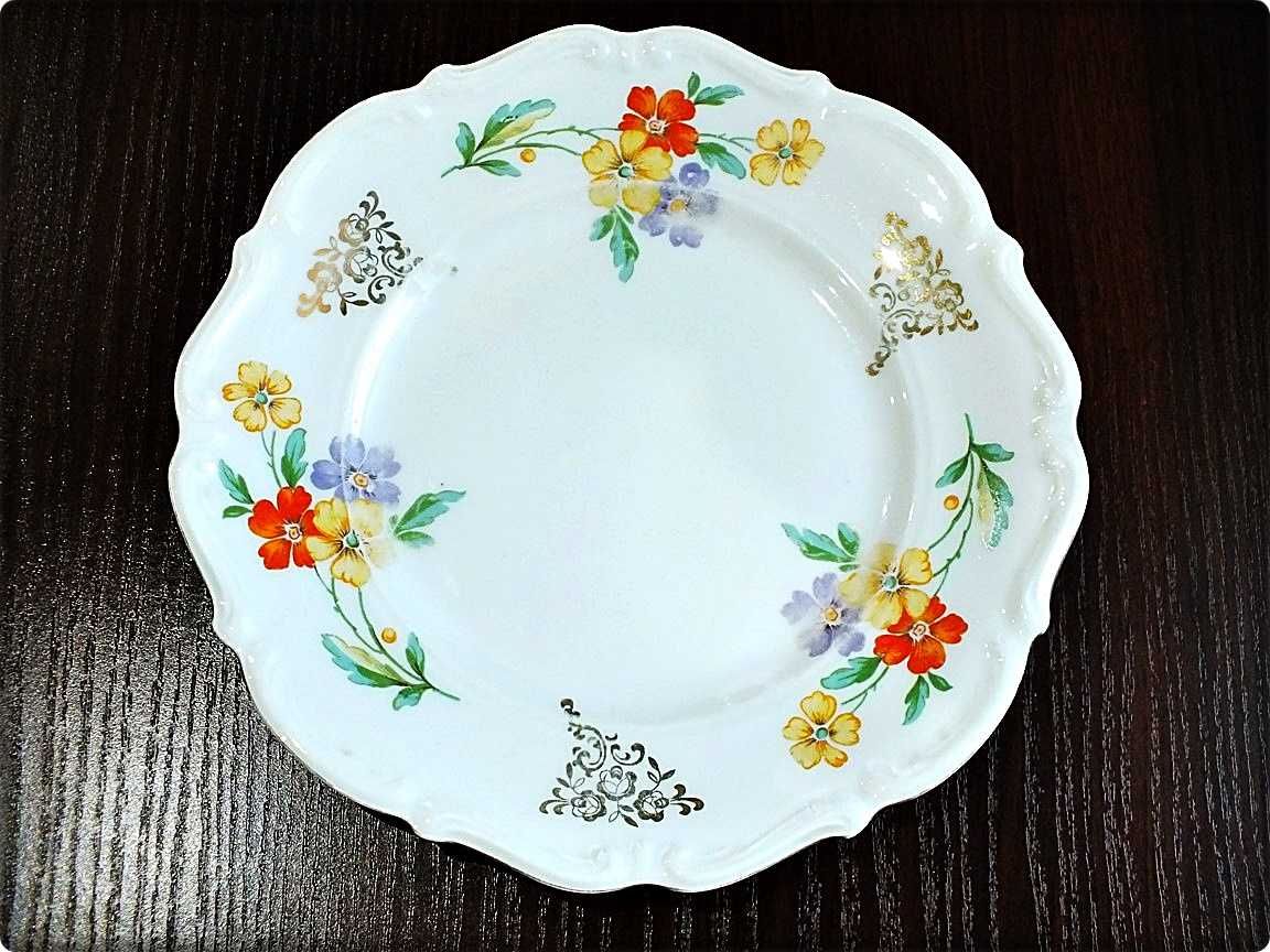 Porcelana Śląska CT ALTWASSER Carl Tielsch Talerz deserowy z 1939r.