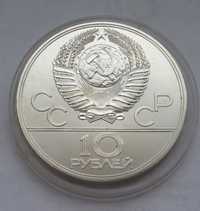 P2-, 10 rubli Rosja 1977 Olimpiada 1980 w kapslu satrocie