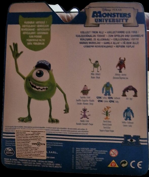 Figuras Disney Brave e Monsters University