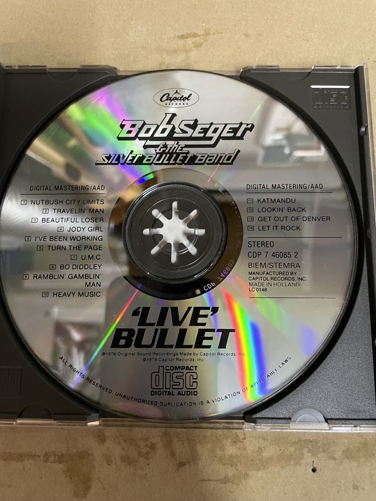 CDs Bob Seger ..(live)..