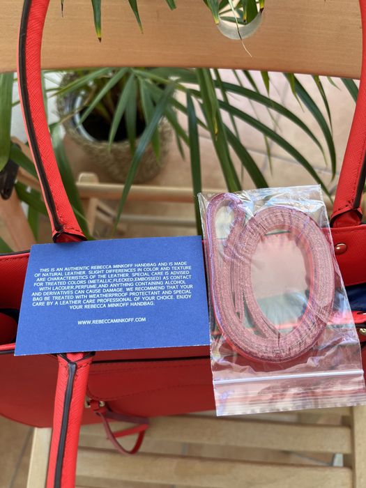 Red bag by Rebecca Minkoff