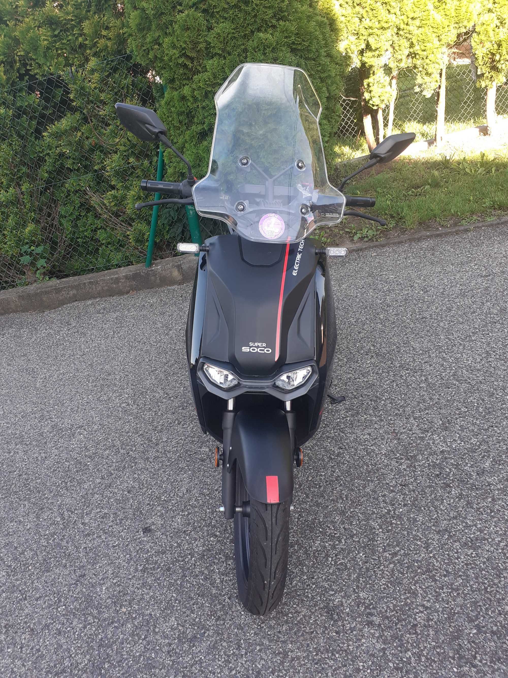skuter elektryczny Super Soco CPX stan idealny bez wypadek