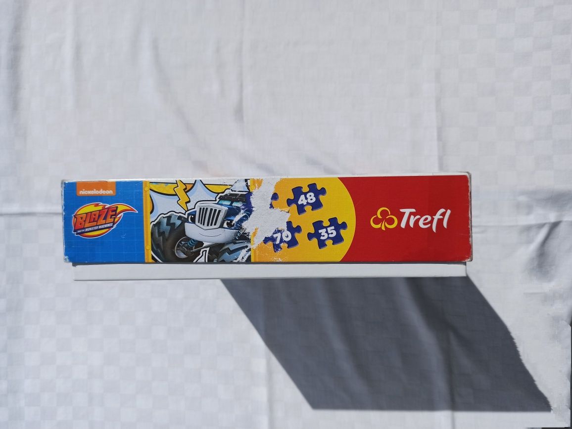 Puzzle Blaze i mega maszyny 4+ Trefl 4 in 1