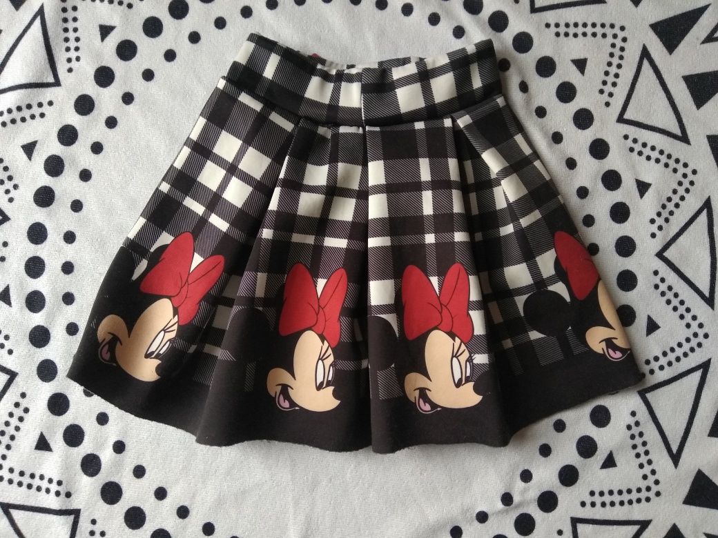 Spódniczka w kratkę Myszka Minnie 116 Butik