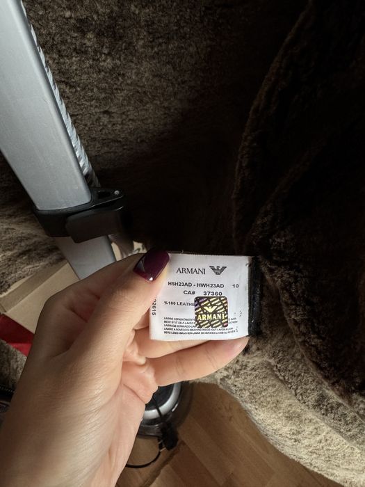 Натуральна дублянка чоловіча ARMANI