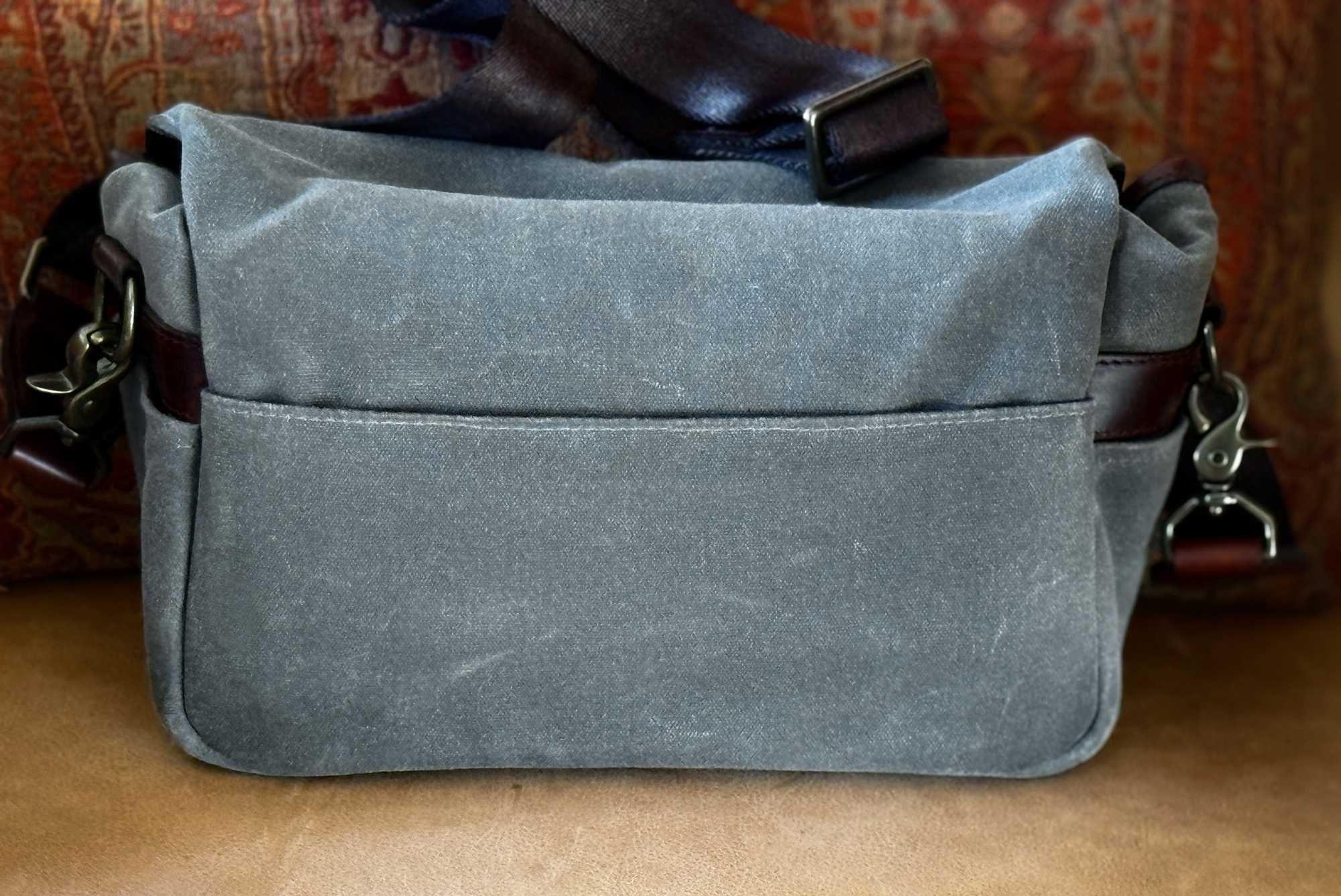 Saco / Mala de fotografia Ona Bowery Smoke Waxed Canvas