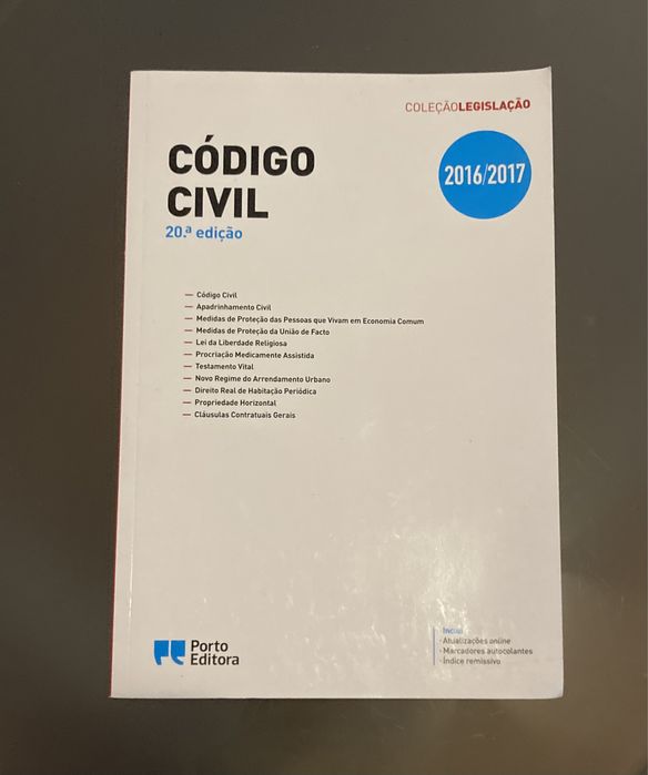 Código civil 2016/2017