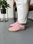 Женские кроссовки Adidas Bermuda Pink розовые кеды Gazelle Spezial