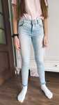 SG Dżinsy 158 , 164 jeansy 158 , 164 rurki skinny 158 , 164 jasne dżin