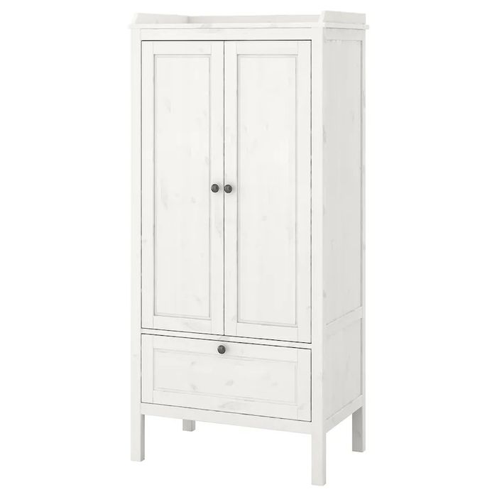 Szafa biała otwierana z IKEA Sundvik