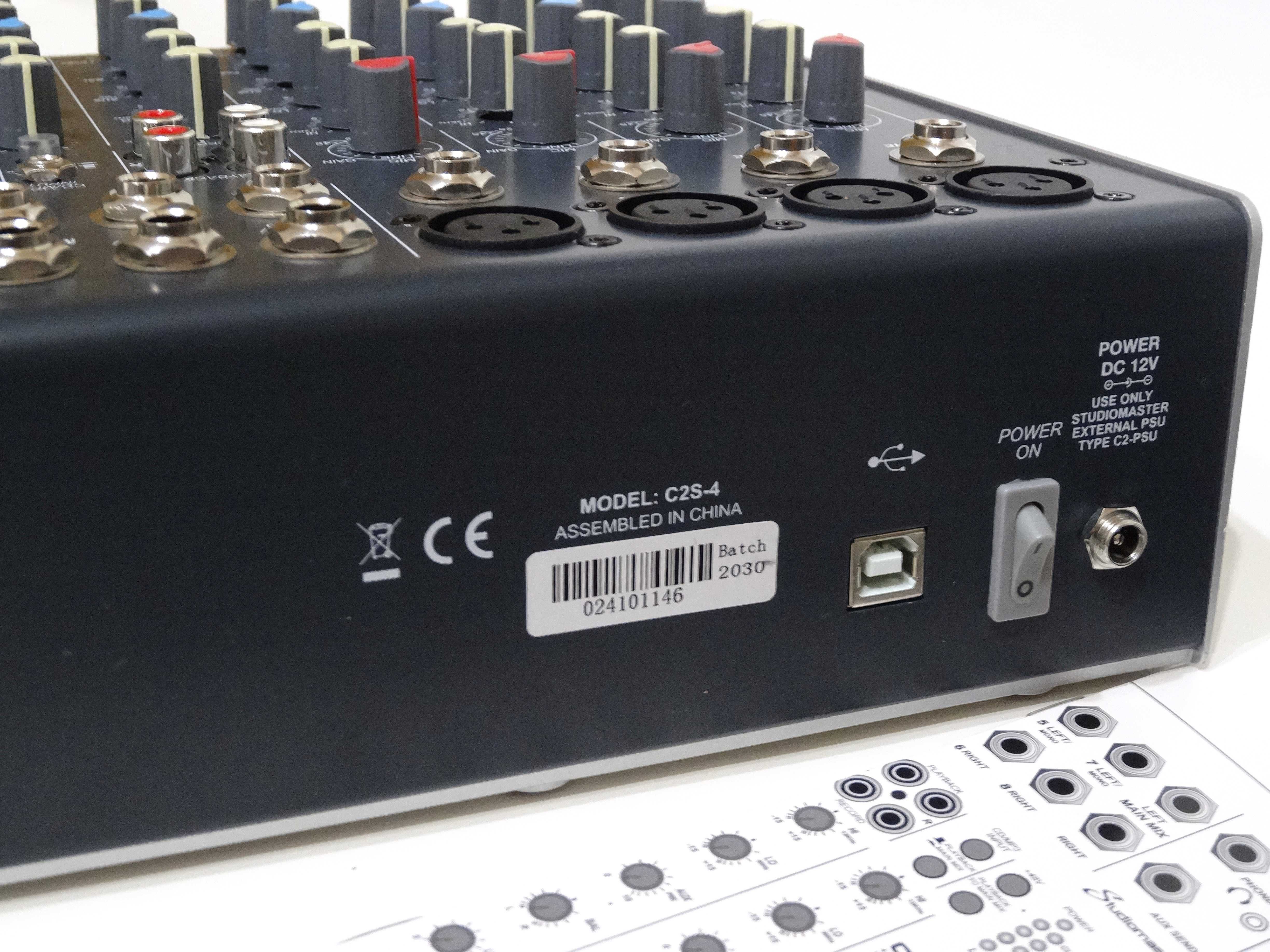 Аналоговый микшерный пульт Studiomaster C2S-4 | Audio Mixer