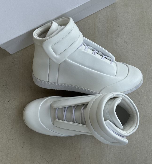 ФОТО РЕАЛ‼️ Чоловічі кросівки Maison Margiela FUTURE White HIGH білі